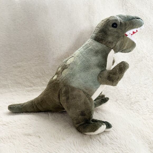 Prextex Dinosaur Trex Plush 9" Stuffed Animal Toy Dino Tyrannosaurus Rex - Picture 2 of 5